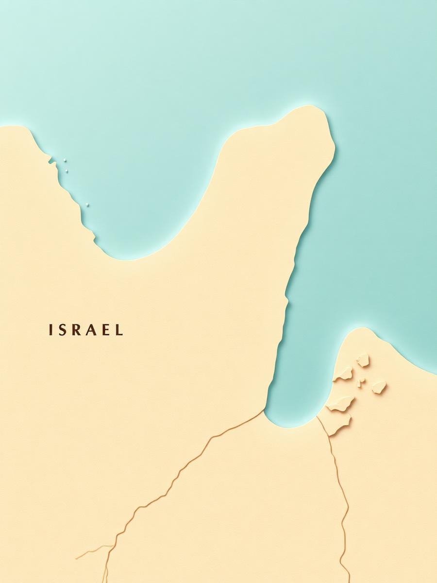 מפה סגנונית של ישראל